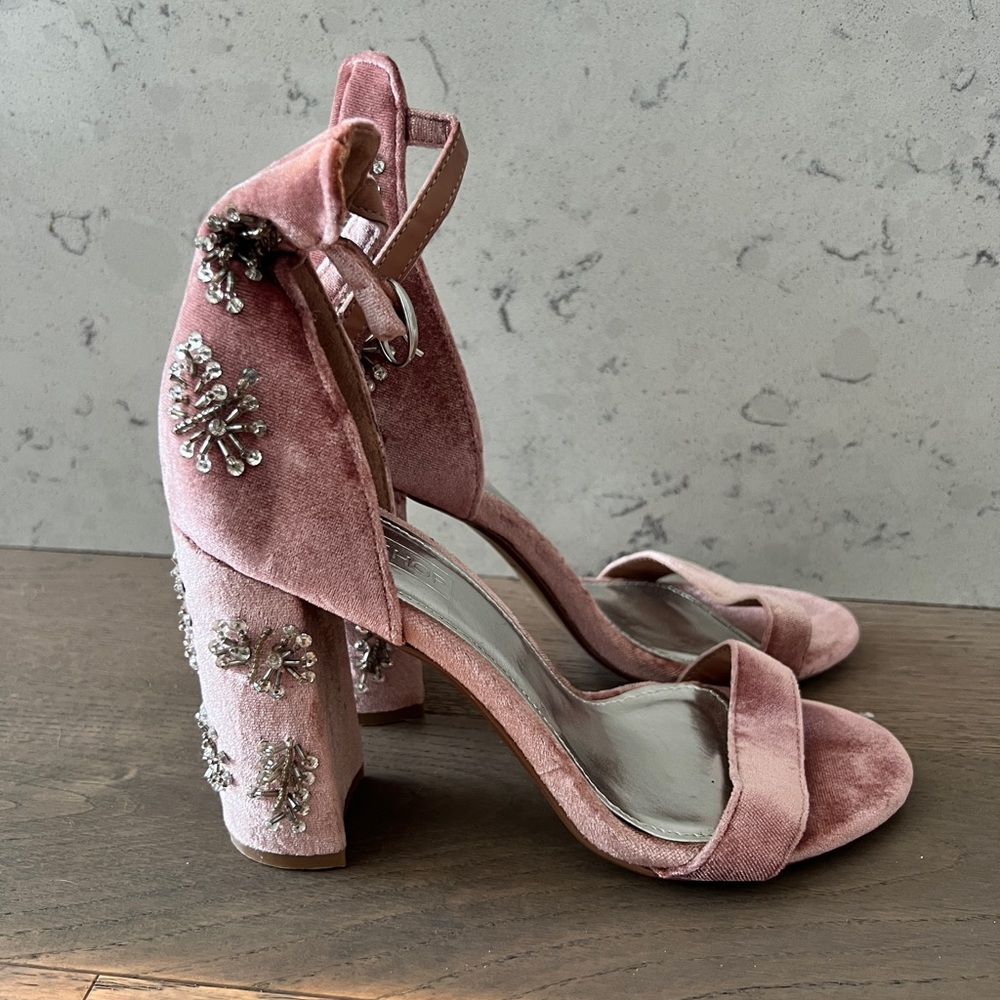 Top shop suede heels